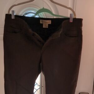 Democracy AB Technology Dark Brown Skinny Pants